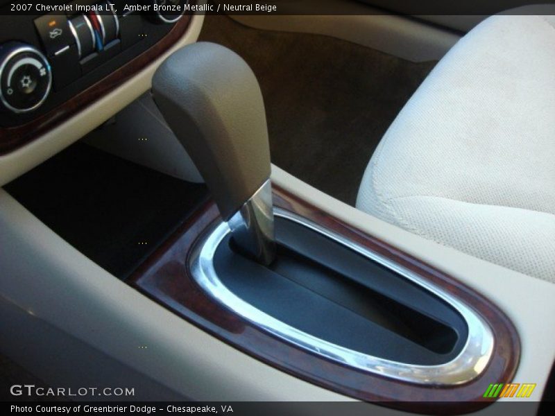 Amber Bronze Metallic / Neutral Beige 2007 Chevrolet Impala LT
