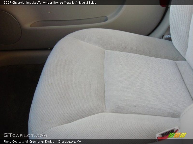 Amber Bronze Metallic / Neutral Beige 2007 Chevrolet Impala LT