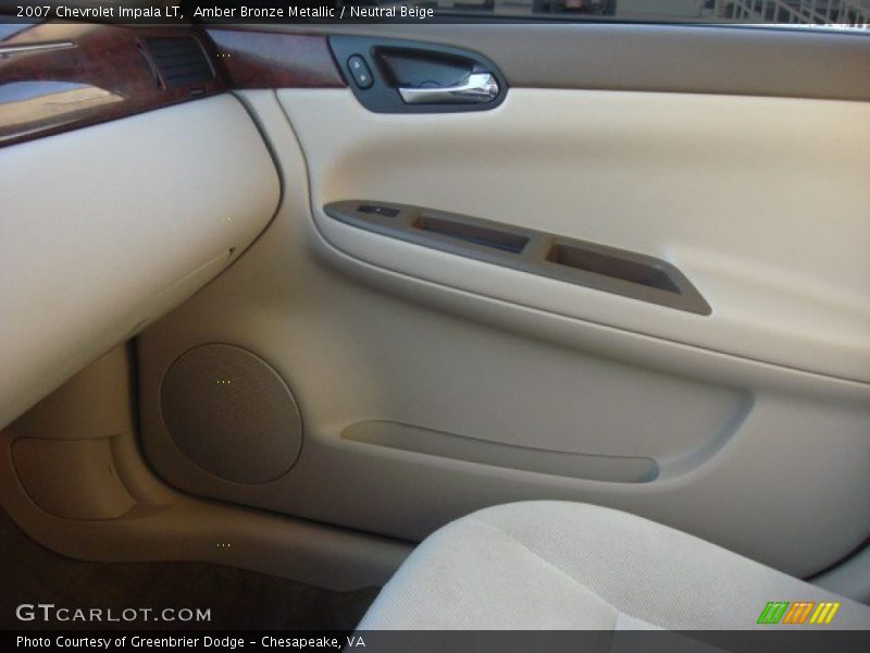 Amber Bronze Metallic / Neutral Beige 2007 Chevrolet Impala LT