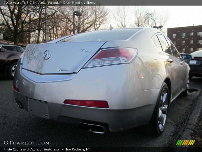 Palladium Silver Metallic / Ebony 2010 Acura TL 3.7 SH-AWD