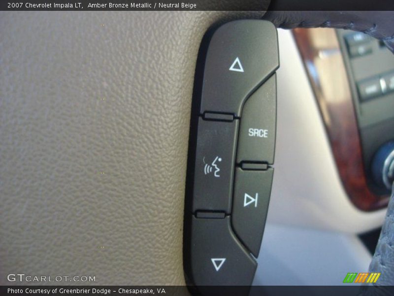 Amber Bronze Metallic / Neutral Beige 2007 Chevrolet Impala LT