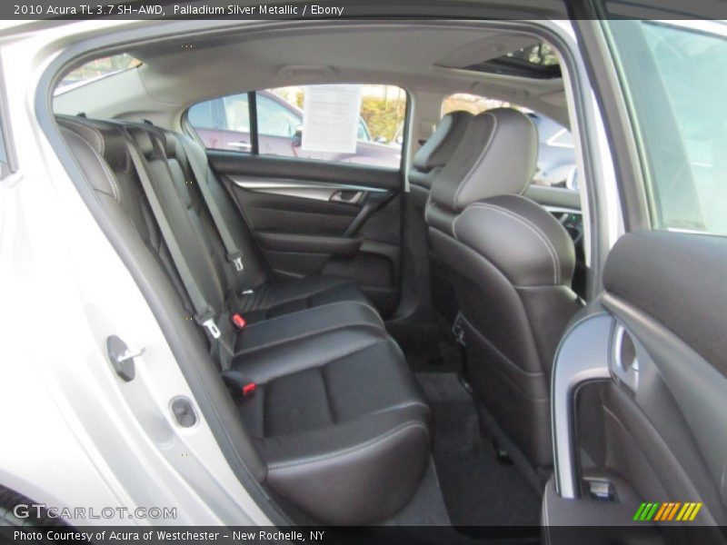 Palladium Silver Metallic / Ebony 2010 Acura TL 3.7 SH-AWD