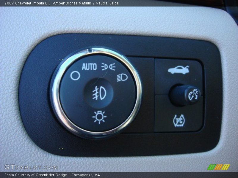 Amber Bronze Metallic / Neutral Beige 2007 Chevrolet Impala LT