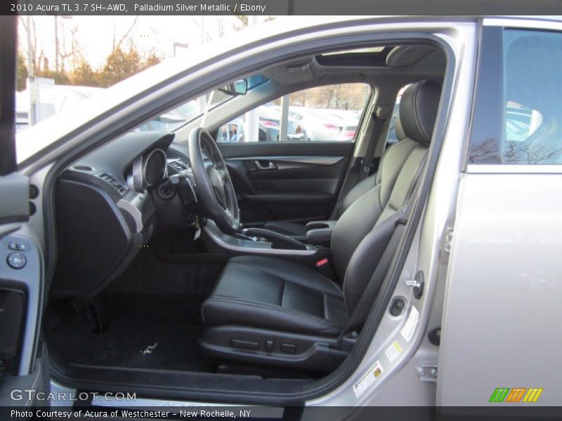 Palladium Silver Metallic / Ebony 2010 Acura TL 3.7 SH-AWD