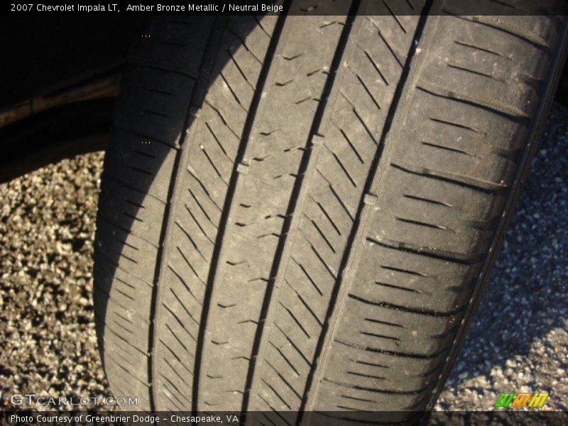 Amber Bronze Metallic / Neutral Beige 2007 Chevrolet Impala LT