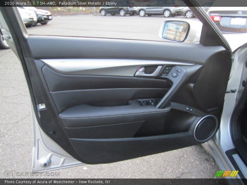 Palladium Silver Metallic / Ebony 2010 Acura TL 3.7 SH-AWD