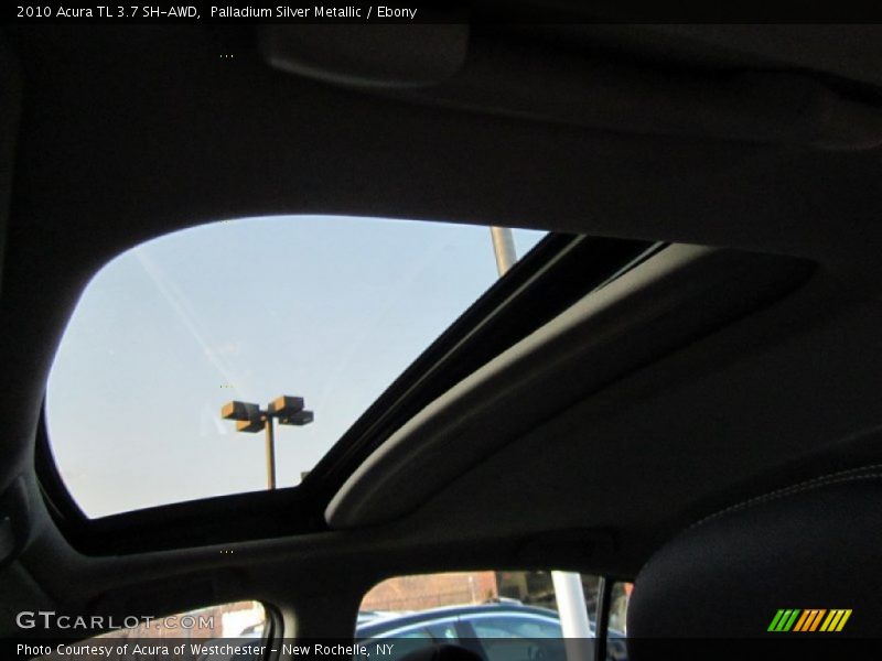 Palladium Silver Metallic / Ebony 2010 Acura TL 3.7 SH-AWD