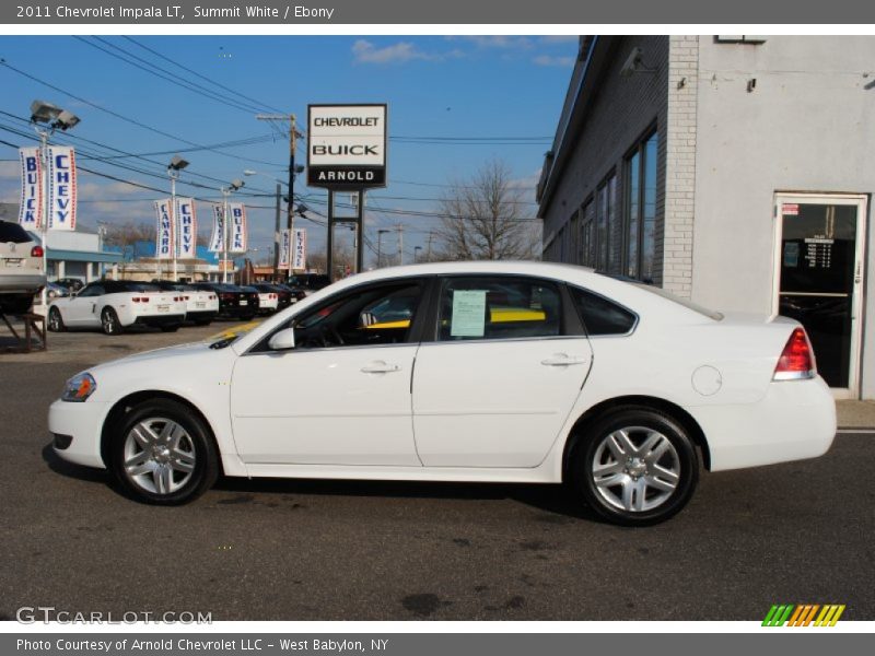 Summit White / Ebony 2011 Chevrolet Impala LT