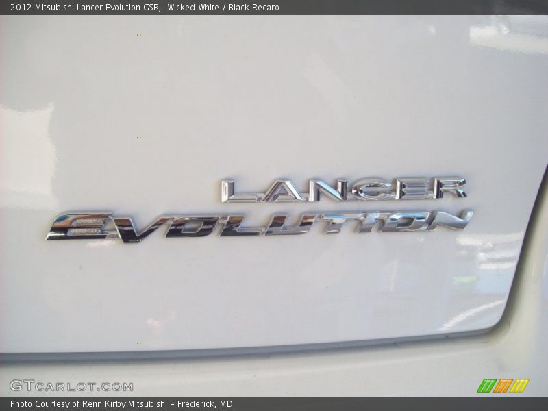  2012 Lancer Evolution GSR Logo