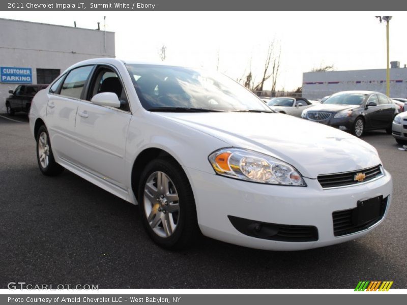 Summit White / Ebony 2011 Chevrolet Impala LT