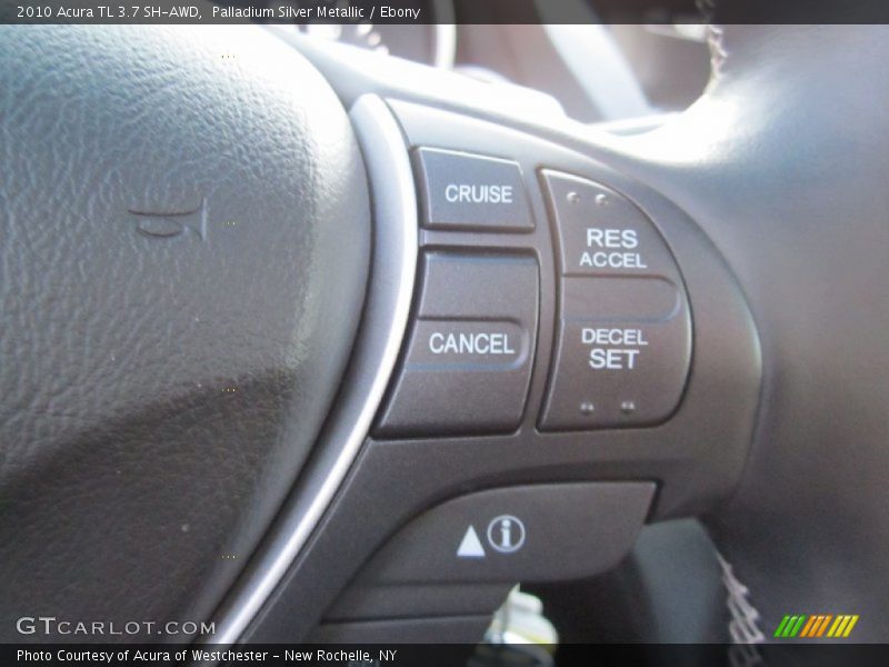 Palladium Silver Metallic / Ebony 2010 Acura TL 3.7 SH-AWD