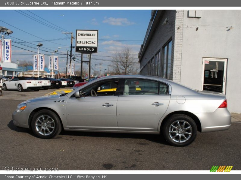 Platinum Metallic / Titanium 2008 Buick Lucerne CXL