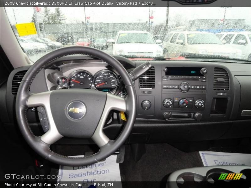 Victory Red / Ebony 2008 Chevrolet Silverado 3500HD LT Crew Cab 4x4 Dually