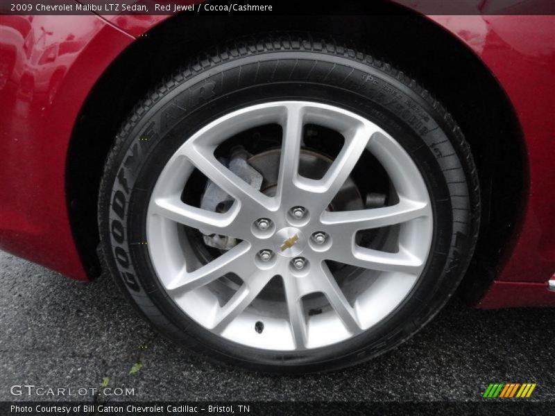 Red Jewel / Cocoa/Cashmere 2009 Chevrolet Malibu LTZ Sedan