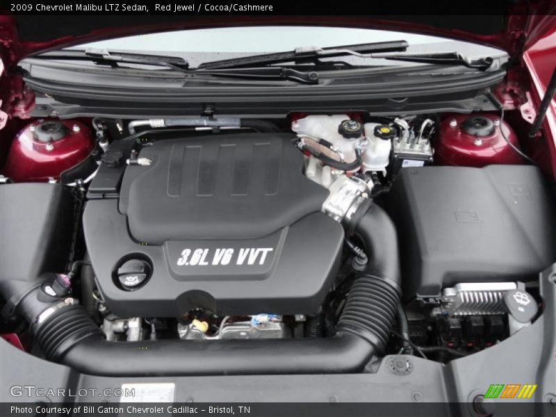 Red Jewel / Cocoa/Cashmere 2009 Chevrolet Malibu LTZ Sedan