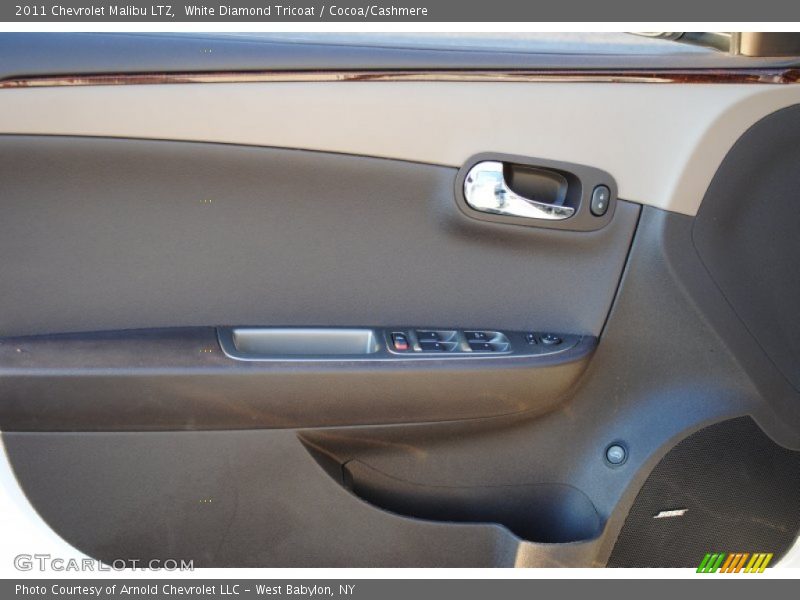 White Diamond Tricoat / Cocoa/Cashmere 2011 Chevrolet Malibu LTZ
