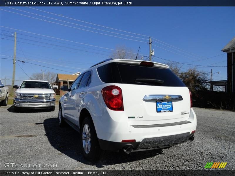 Summit White / Light Titanium/Jet Black 2012 Chevrolet Equinox LTZ AWD