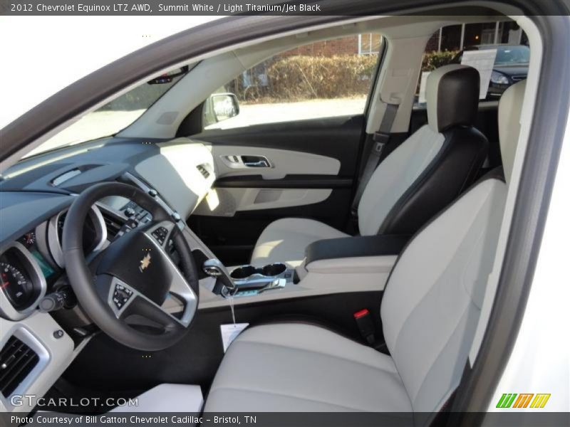 Summit White / Light Titanium/Jet Black 2012 Chevrolet Equinox LTZ AWD