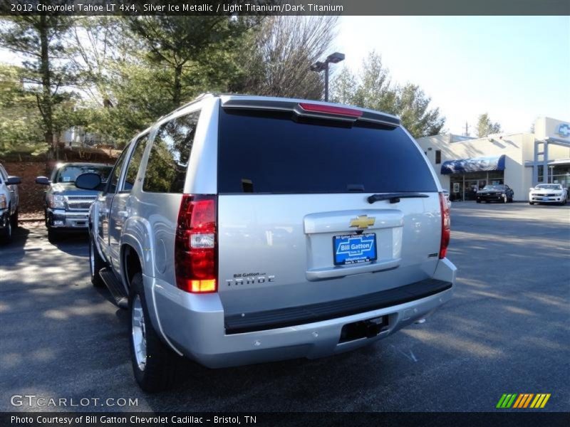 Silver Ice Metallic / Light Titanium/Dark Titanium 2012 Chevrolet Tahoe LT 4x4