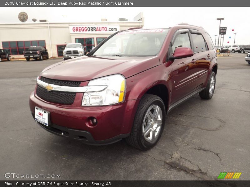 Deep Ruby Red Metallic / Light Cashmere 2008 Chevrolet Equinox LT
