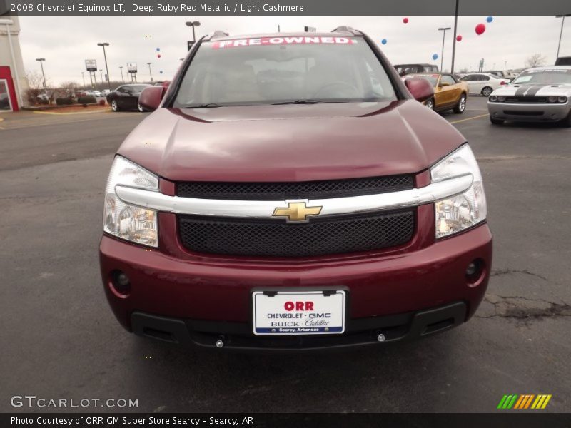 Deep Ruby Red Metallic / Light Cashmere 2008 Chevrolet Equinox LT