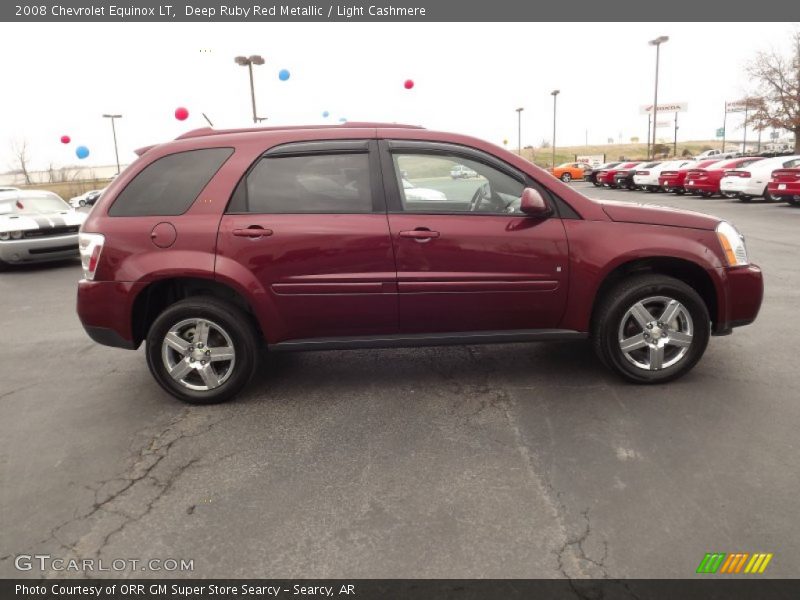 Deep Ruby Red Metallic / Light Cashmere 2008 Chevrolet Equinox LT