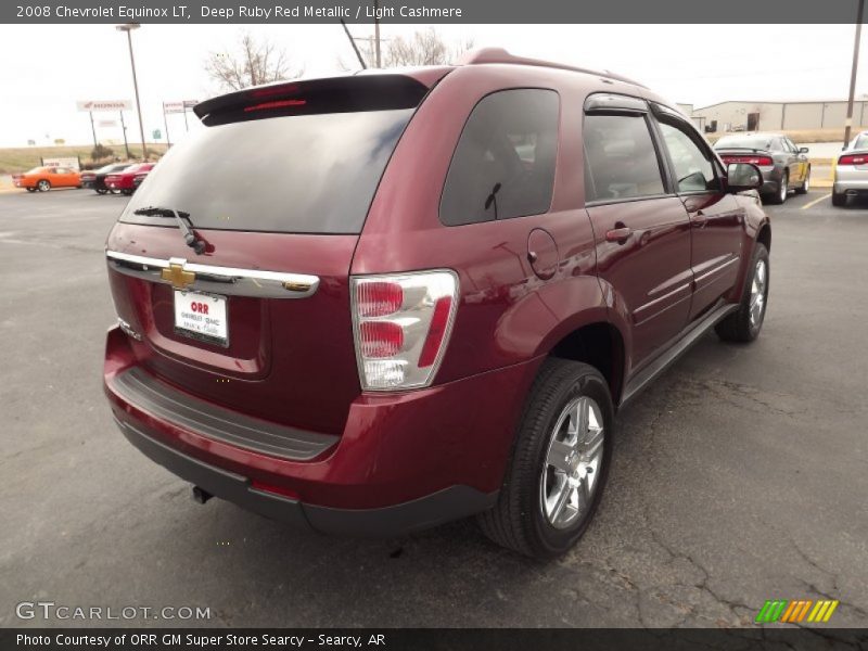 Deep Ruby Red Metallic / Light Cashmere 2008 Chevrolet Equinox LT