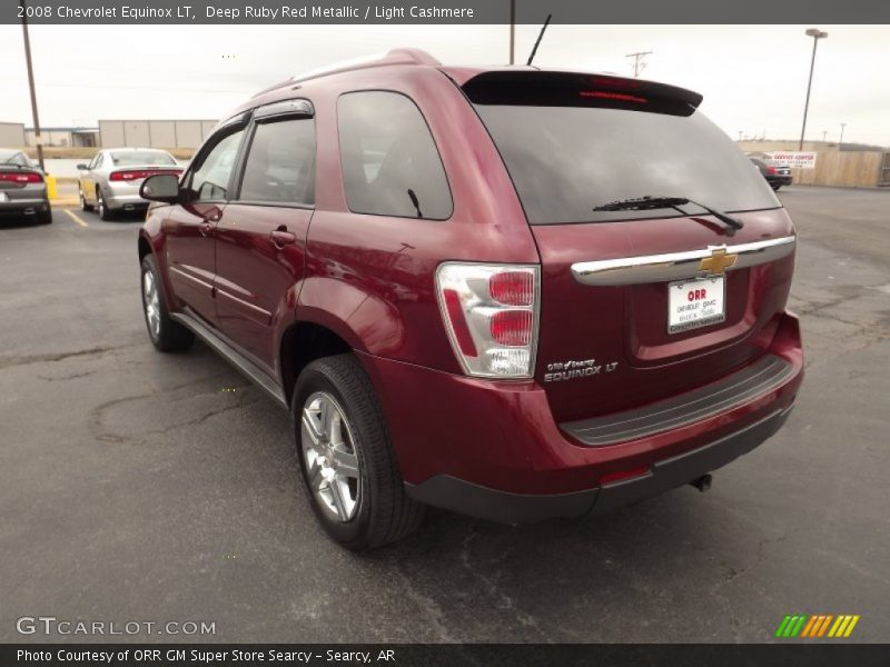 Deep Ruby Red Metallic / Light Cashmere 2008 Chevrolet Equinox LT