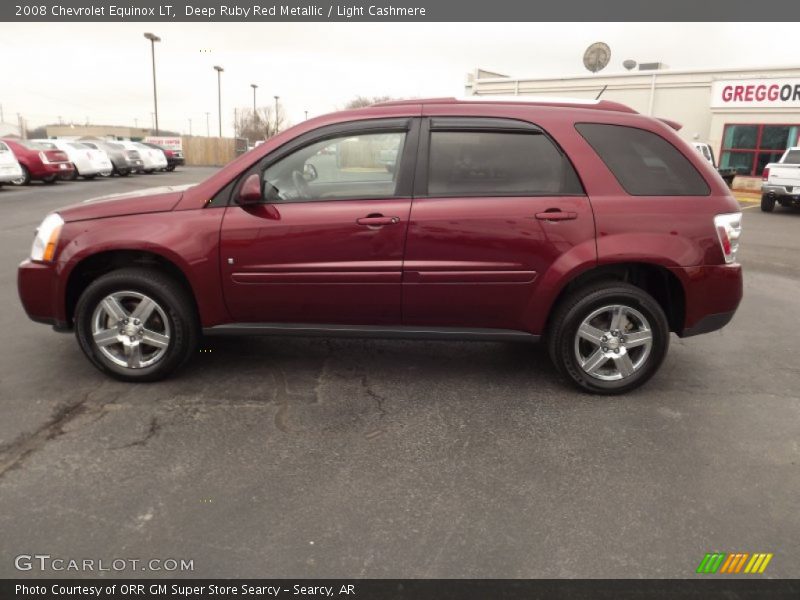 Deep Ruby Red Metallic / Light Cashmere 2008 Chevrolet Equinox LT