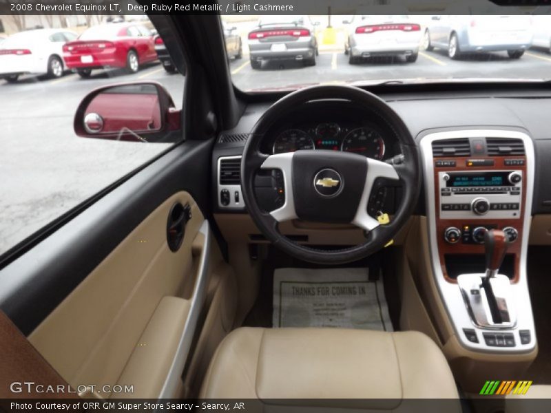Deep Ruby Red Metallic / Light Cashmere 2008 Chevrolet Equinox LT