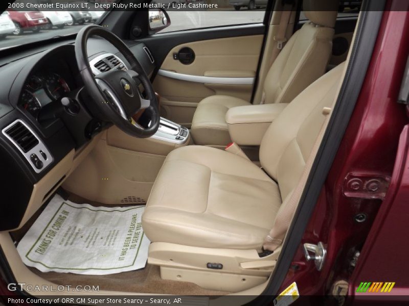 Deep Ruby Red Metallic / Light Cashmere 2008 Chevrolet Equinox LT