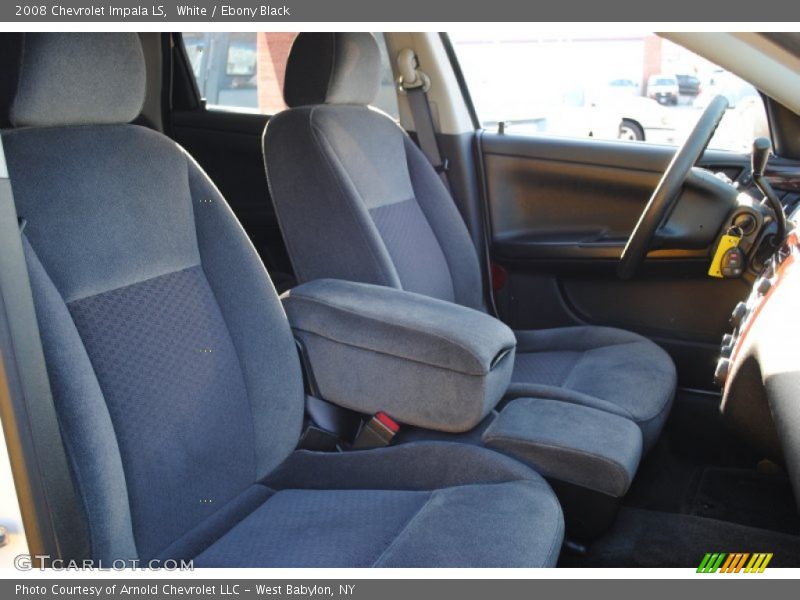 White / Ebony Black 2008 Chevrolet Impala LS