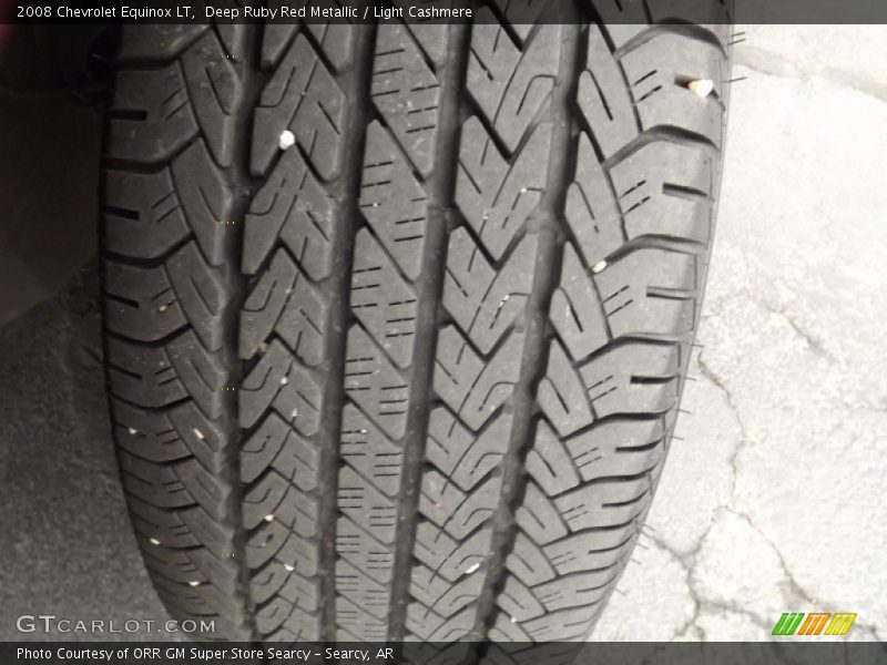 Deep Ruby Red Metallic / Light Cashmere 2008 Chevrolet Equinox LT