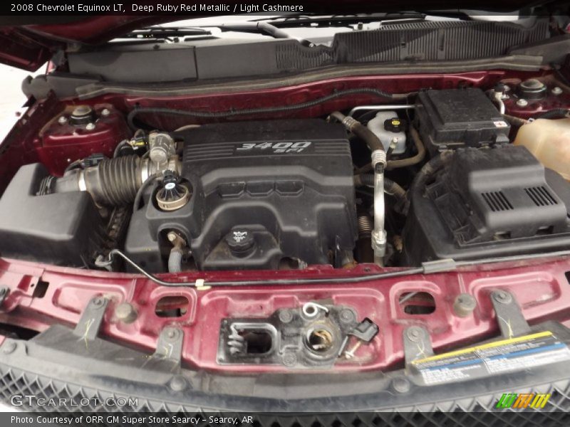 Deep Ruby Red Metallic / Light Cashmere 2008 Chevrolet Equinox LT