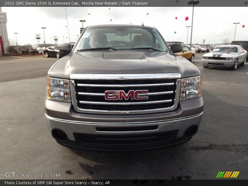 Mocha Steel Metallic / Dark Titanium 2012 GMC Sierra 1500 SL Extended Cab