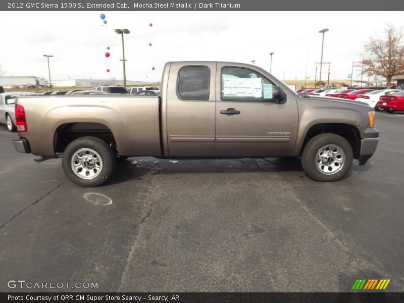 Mocha Steel Metallic / Dark Titanium 2012 GMC Sierra 1500 SL Extended Cab