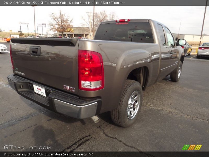 Mocha Steel Metallic / Dark Titanium 2012 GMC Sierra 1500 SL Extended Cab