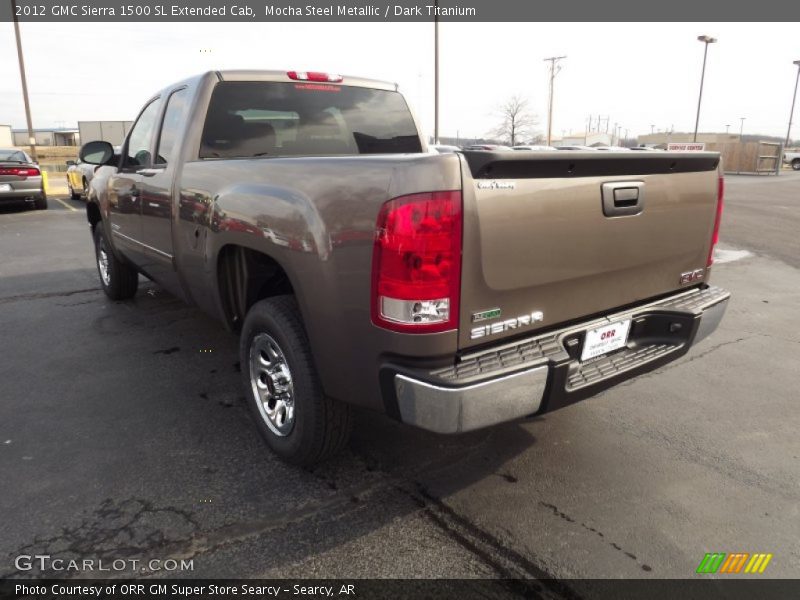 Mocha Steel Metallic / Dark Titanium 2012 GMC Sierra 1500 SL Extended Cab