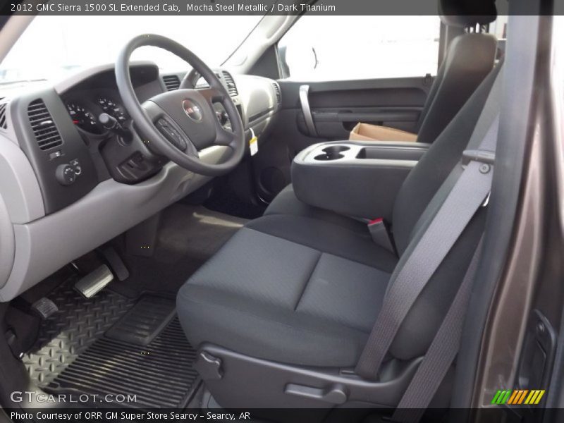 Mocha Steel Metallic / Dark Titanium 2012 GMC Sierra 1500 SL Extended Cab