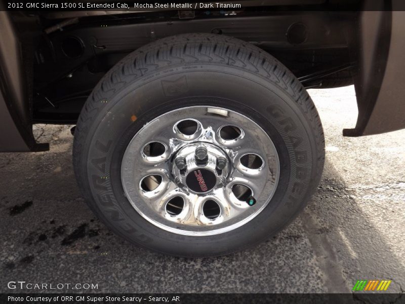 Mocha Steel Metallic / Dark Titanium 2012 GMC Sierra 1500 SL Extended Cab
