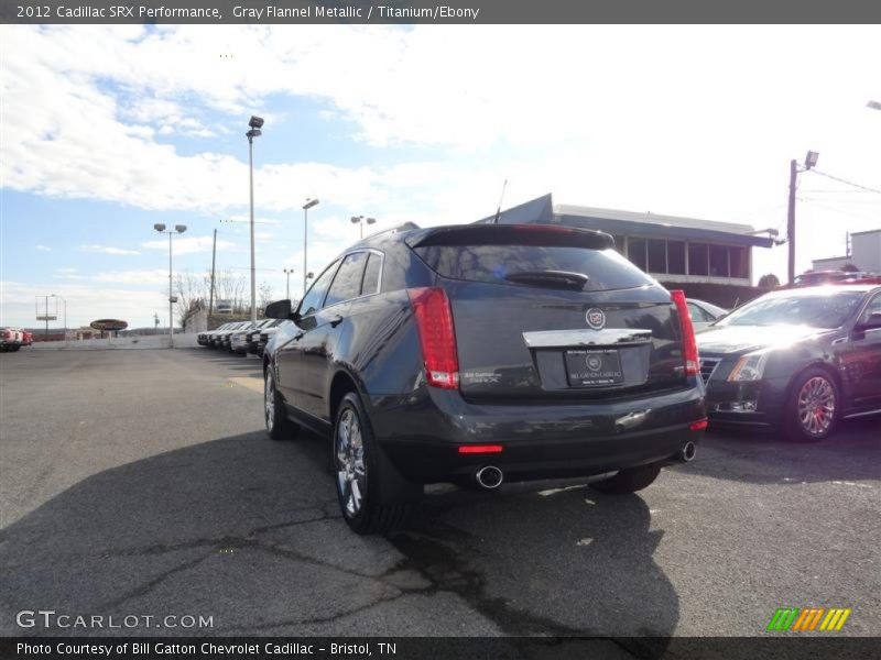 Gray Flannel Metallic / Titanium/Ebony 2012 Cadillac SRX Performance