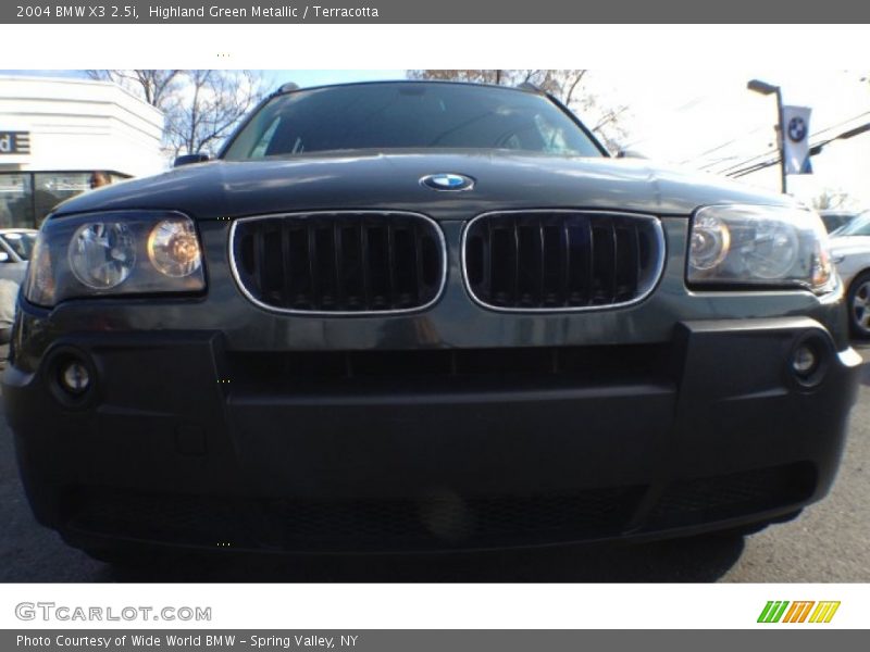 Highland Green Metallic / Terracotta 2004 BMW X3 2.5i