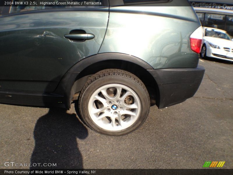Highland Green Metallic / Terracotta 2004 BMW X3 2.5i