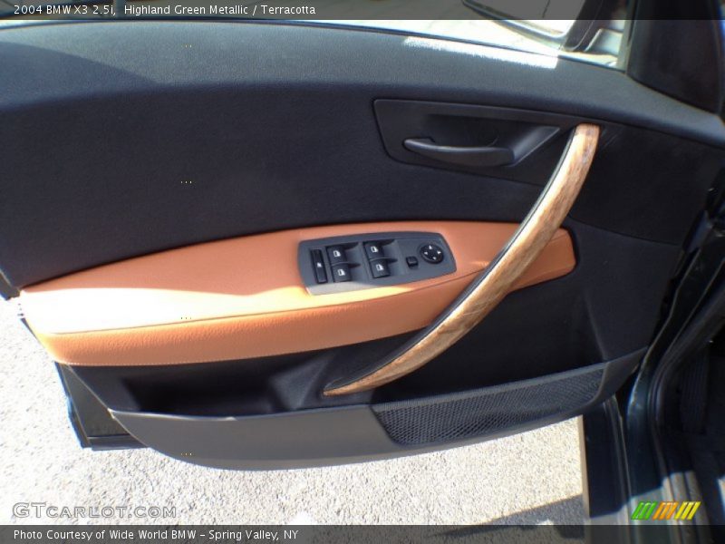 Highland Green Metallic / Terracotta 2004 BMW X3 2.5i