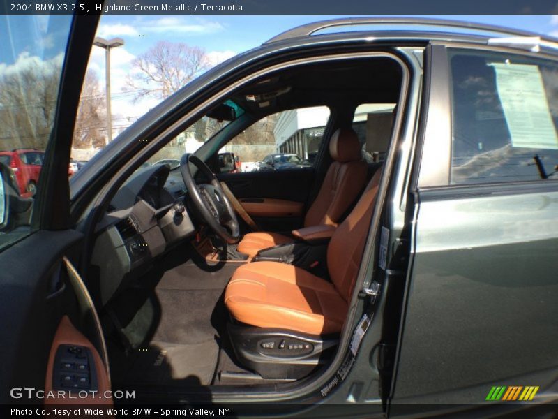 Highland Green Metallic / Terracotta 2004 BMW X3 2.5i