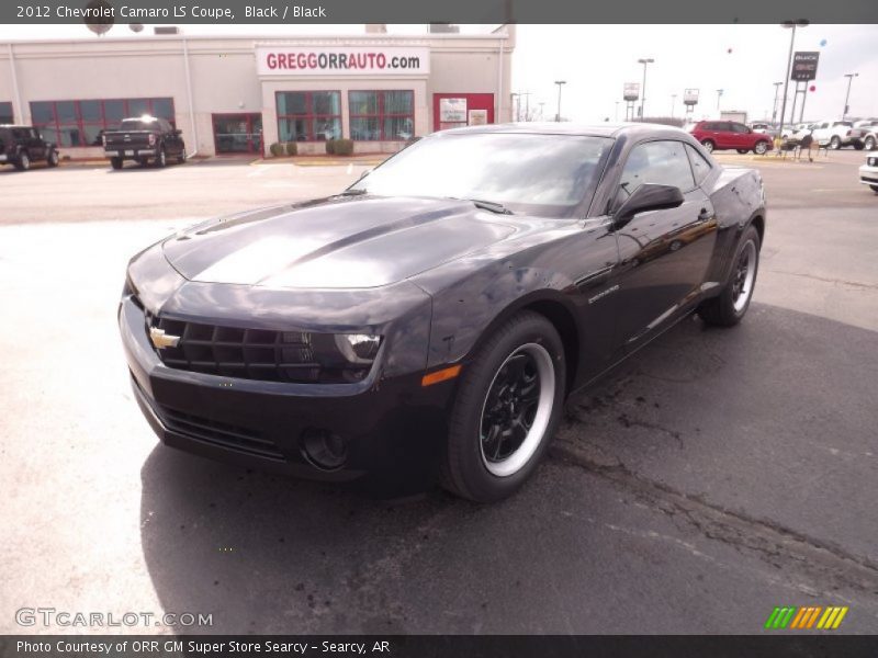 Black / Black 2012 Chevrolet Camaro LS Coupe