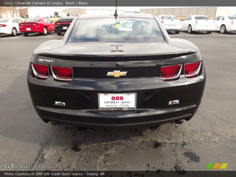 Black / Black 2012 Chevrolet Camaro LS Coupe