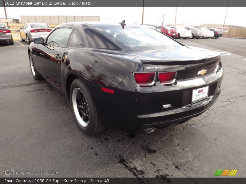 Black / Black 2012 Chevrolet Camaro LS Coupe