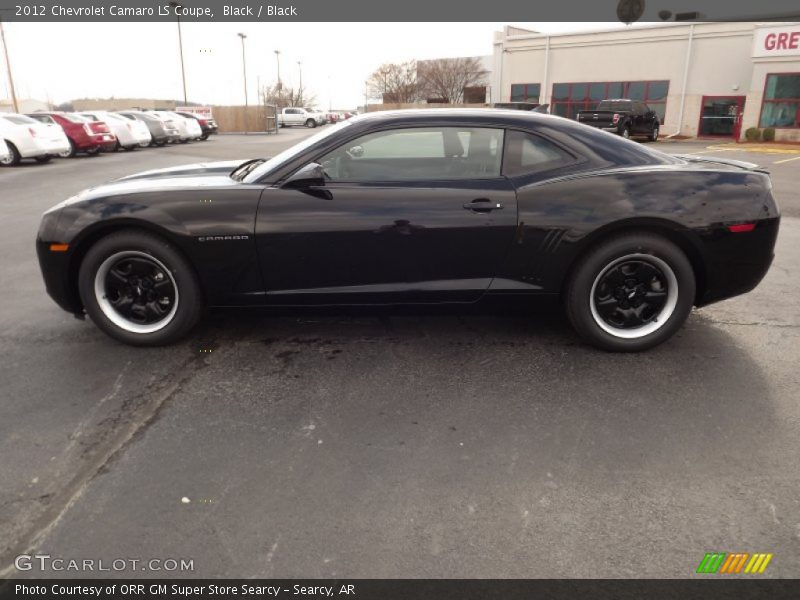 Black / Black 2012 Chevrolet Camaro LS Coupe