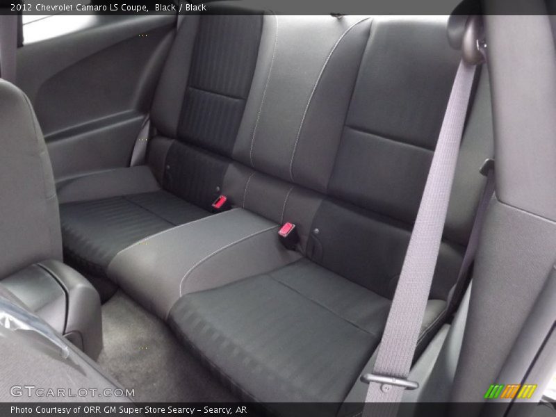 Rear Seat of 2012 Camaro LS Coupe